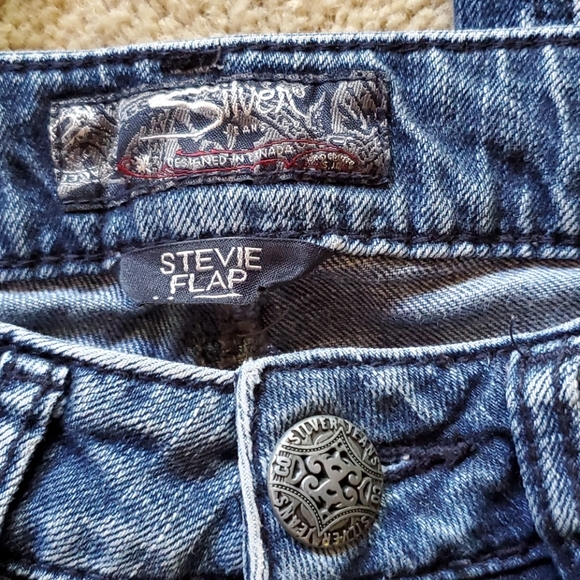 SILVER STEVIE FLAT NWOT skinny jeans - Picture 5 of 7